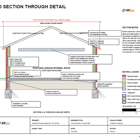 Building Control Drawings Consett, Durham and Newcastle 