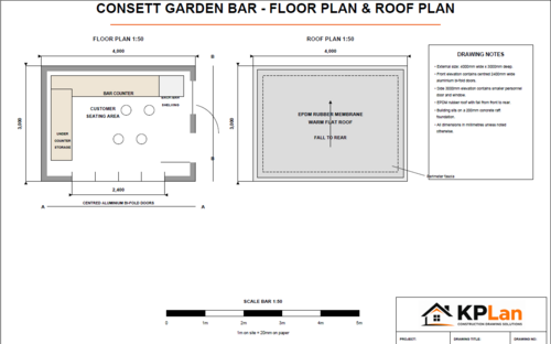 Consett Construction Drawing Solutions - Bar Design 